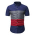 Summer Men's Casual Short Sleeved Floral Shirt